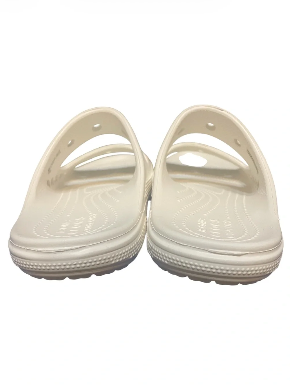 Crocs Adult Baya Sandals, Winter White, Men's 8 Women's 10